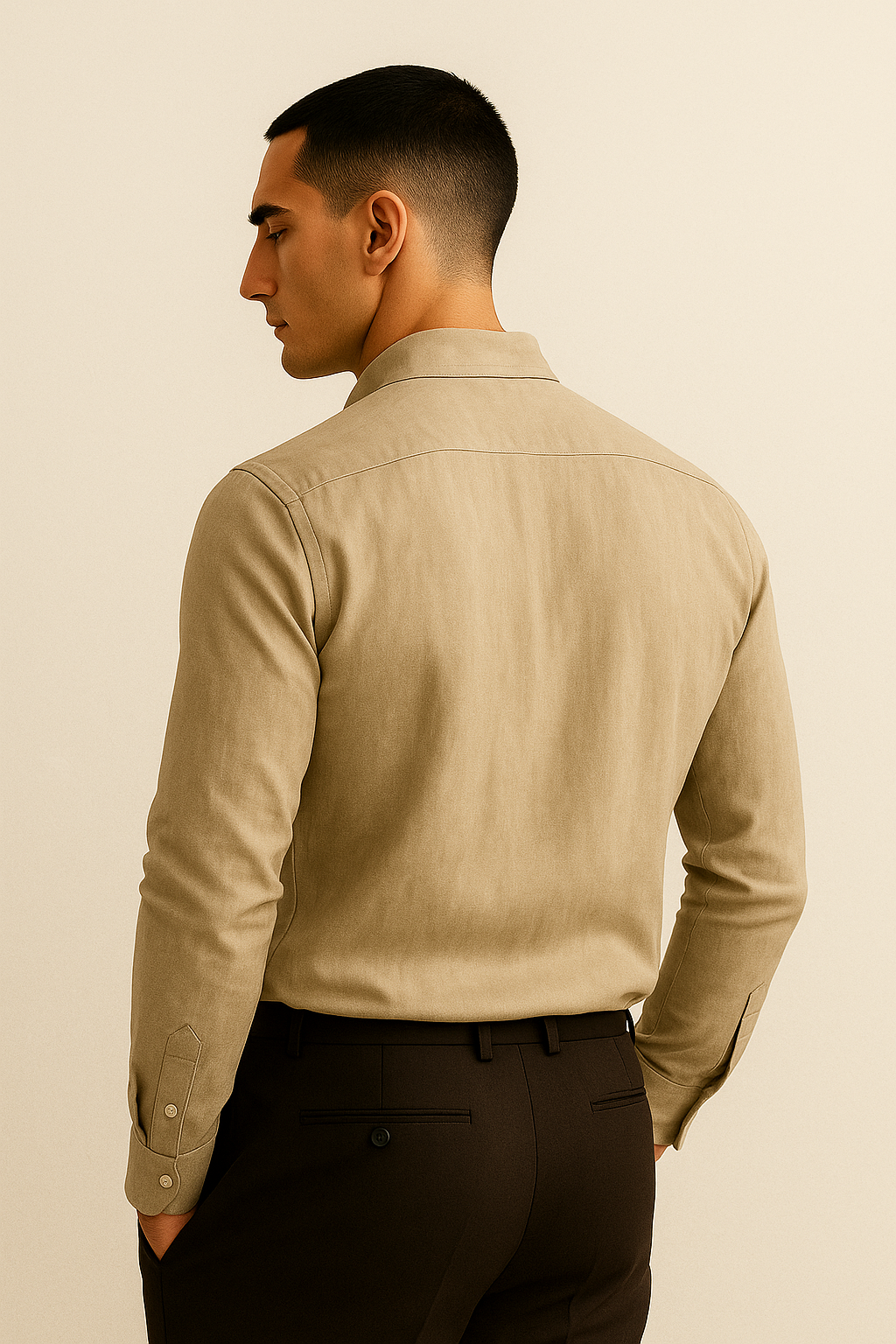 Capri Linen Shirt Beige