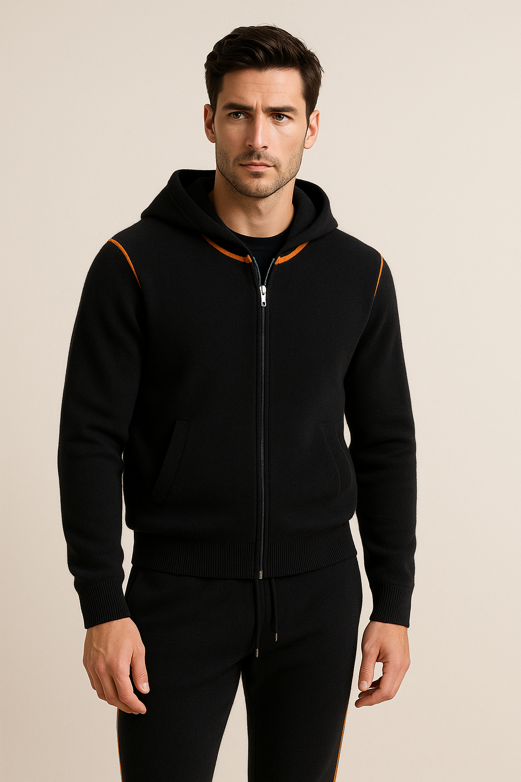 Leonis Cashmere Set Black
