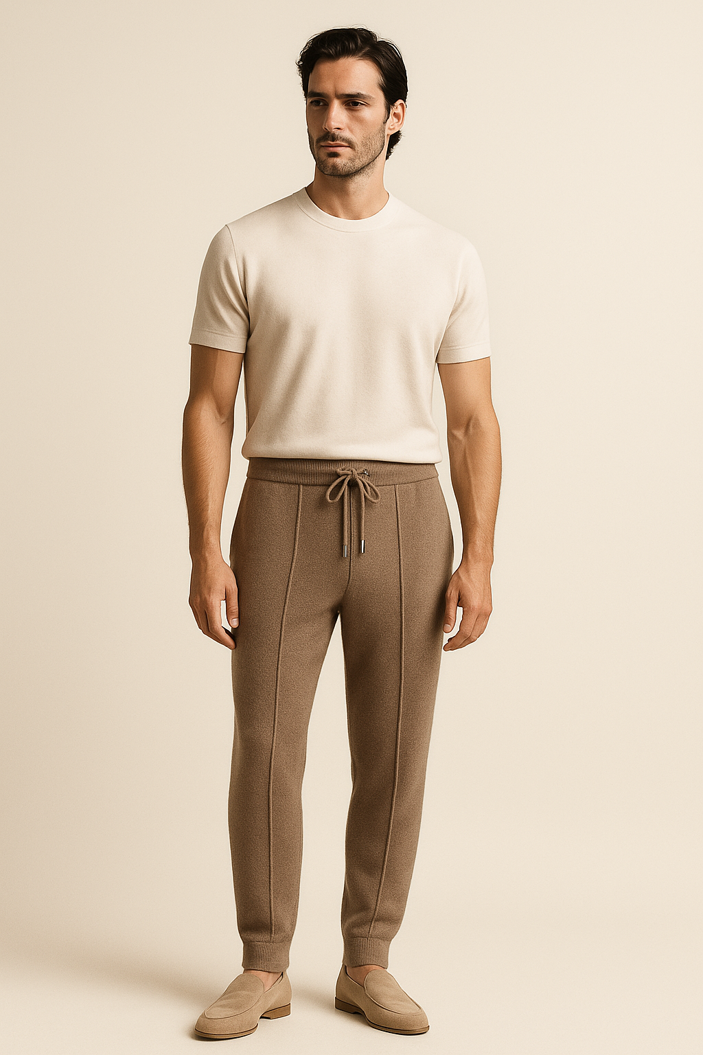Sartore Cashmere Trousers Brown