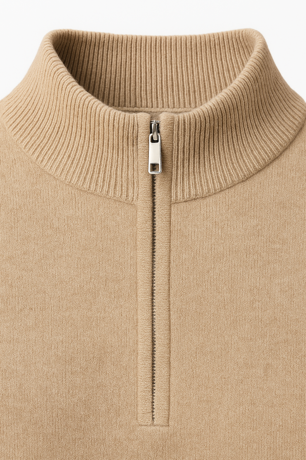 Varelli Quarter-Zip Beige
