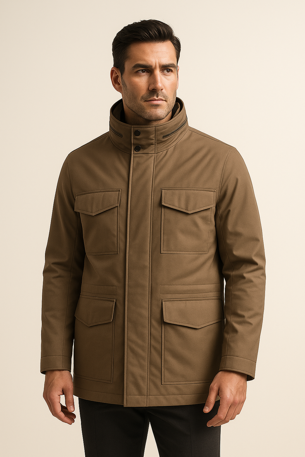 Arverno Expedition Coat Khaki