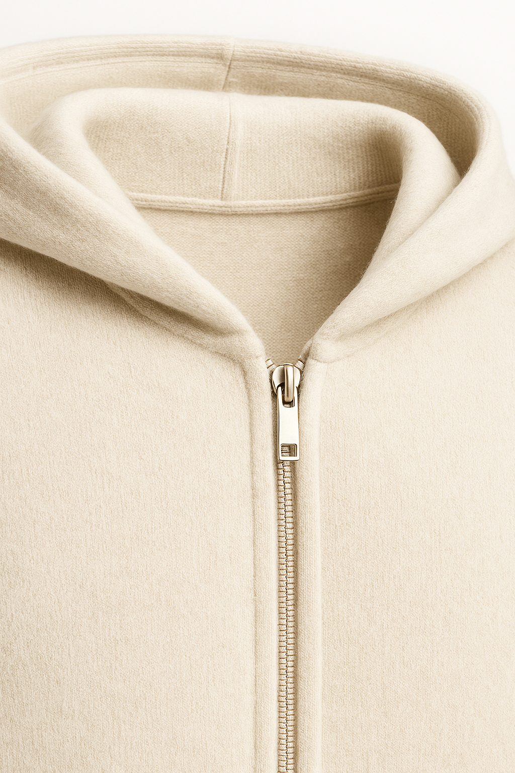 Tavole Hooded Zip Cream
