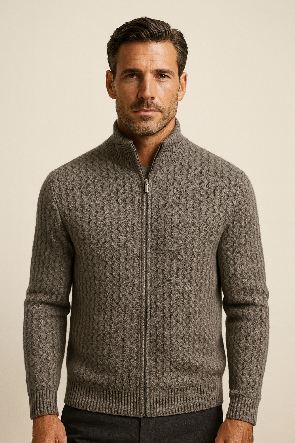Fairmont Cashmere Sweater Grey