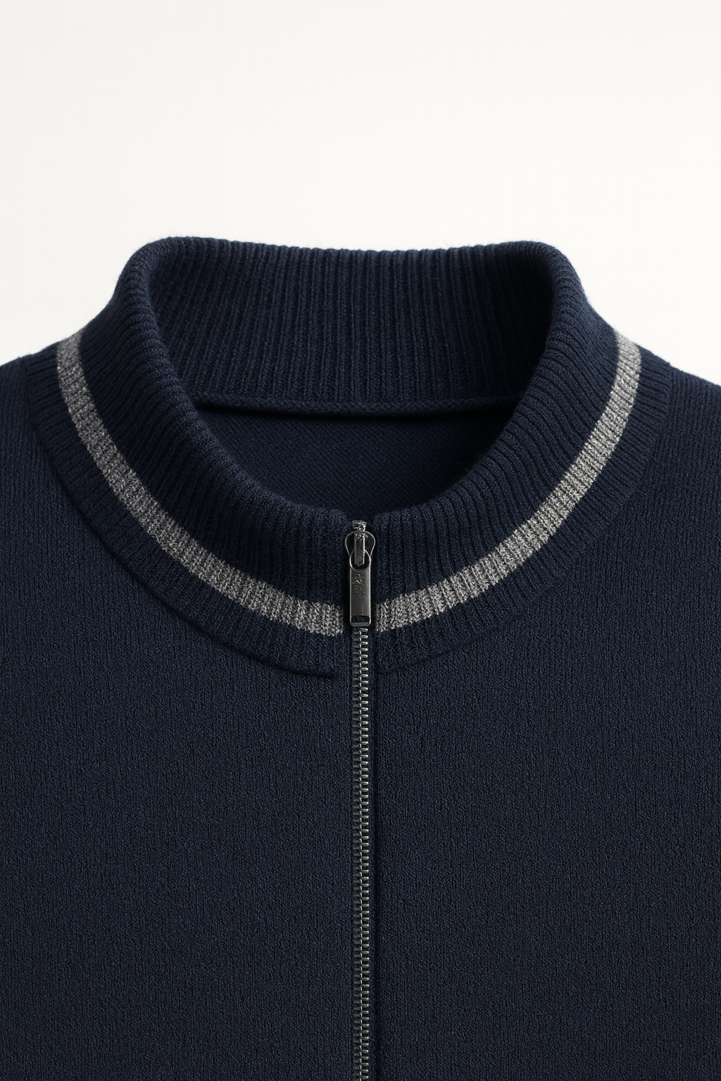 Enzo Cashmere Full-Zip Set Navy