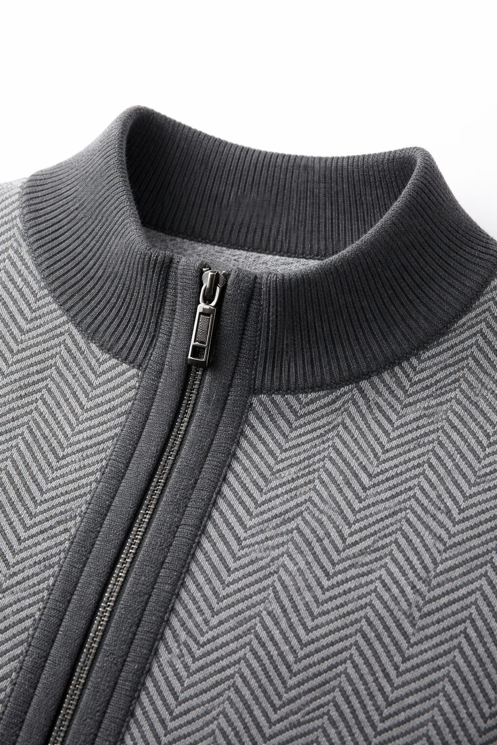 Nico Wool Zip Set Grey