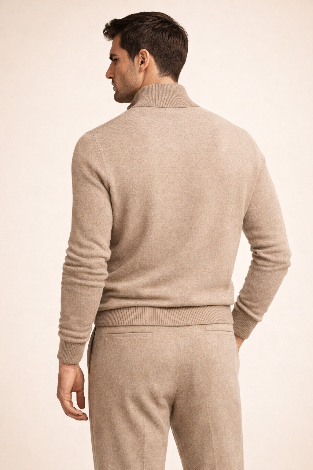 Nico Wool Zip Set Camel