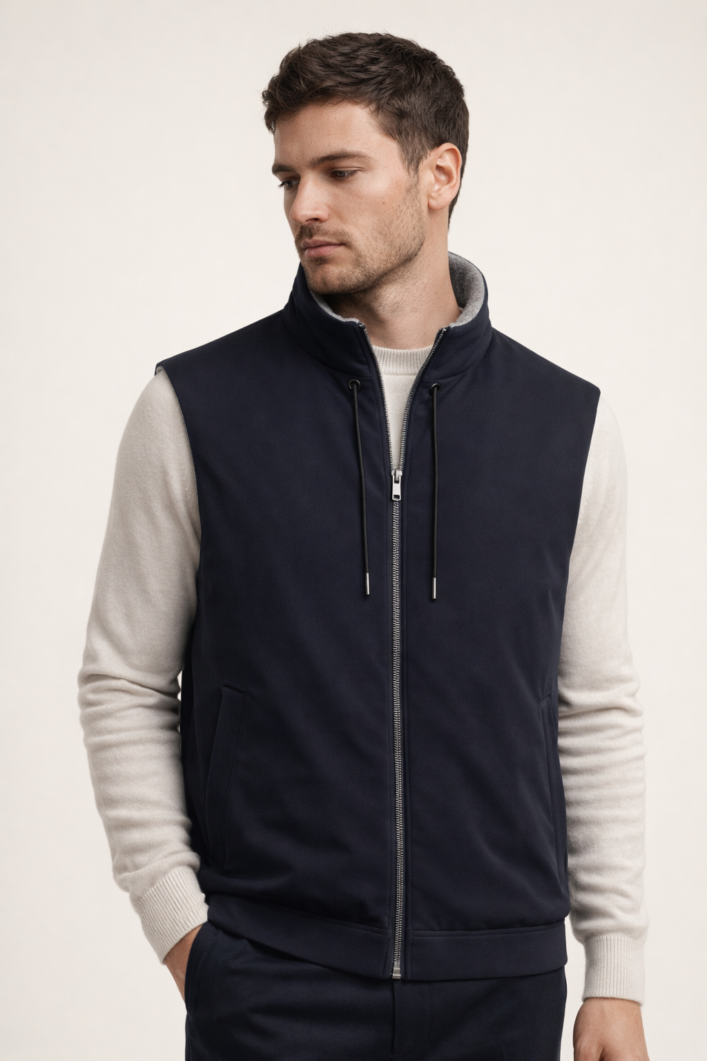Leonis Reversible Vest Navy