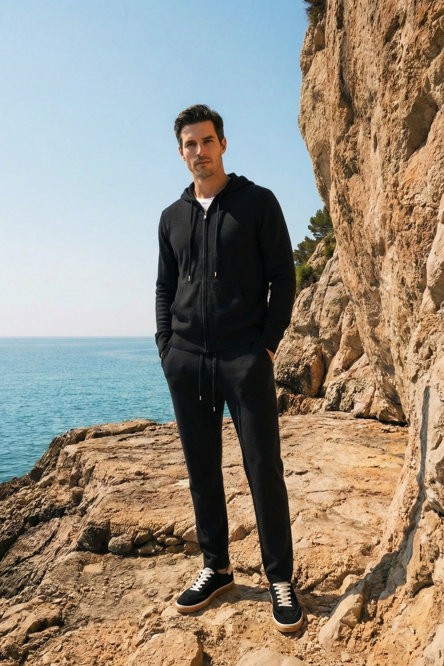 Ariello Cashmere Set Black