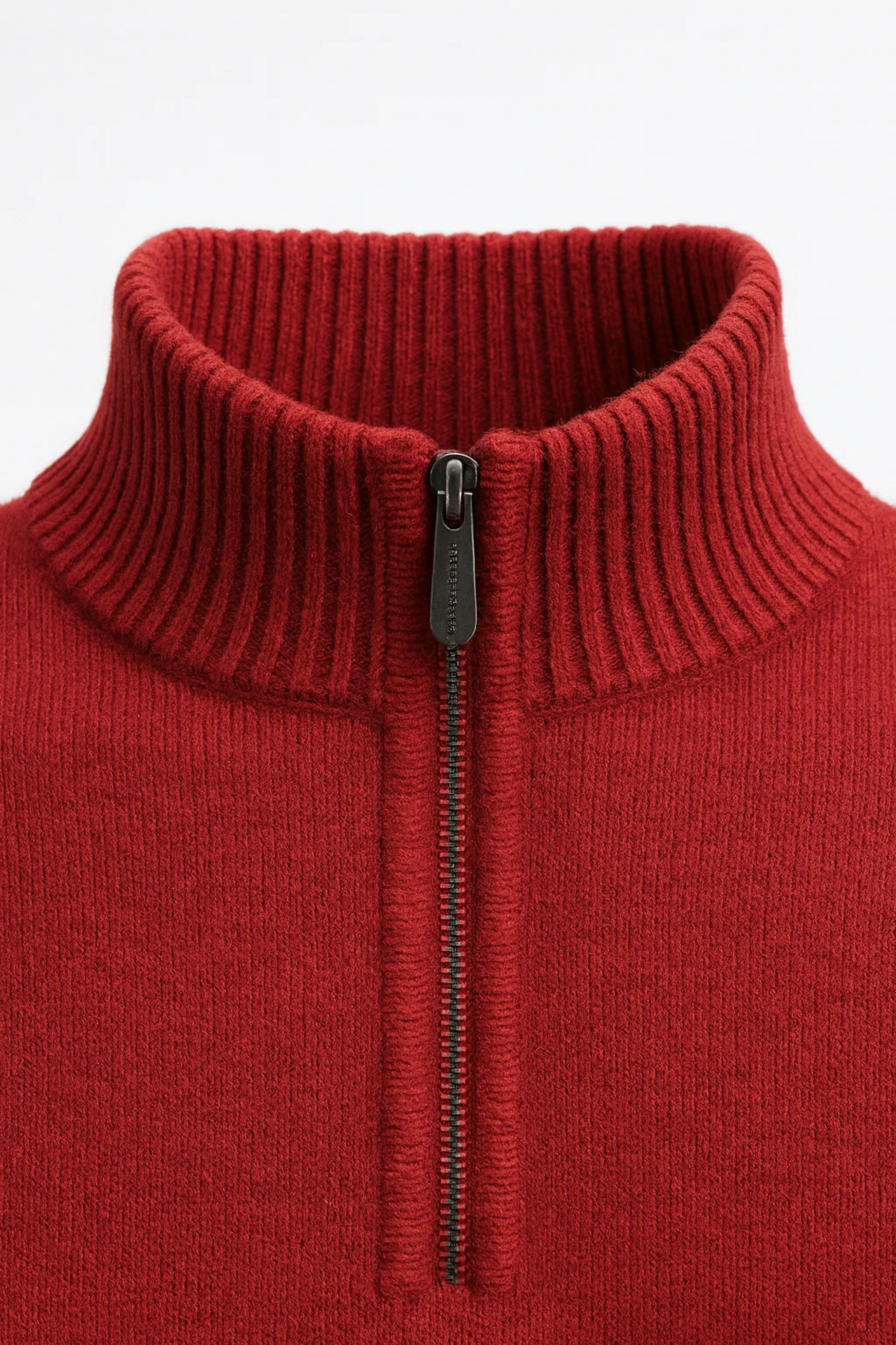 Enrico Half Zip Red