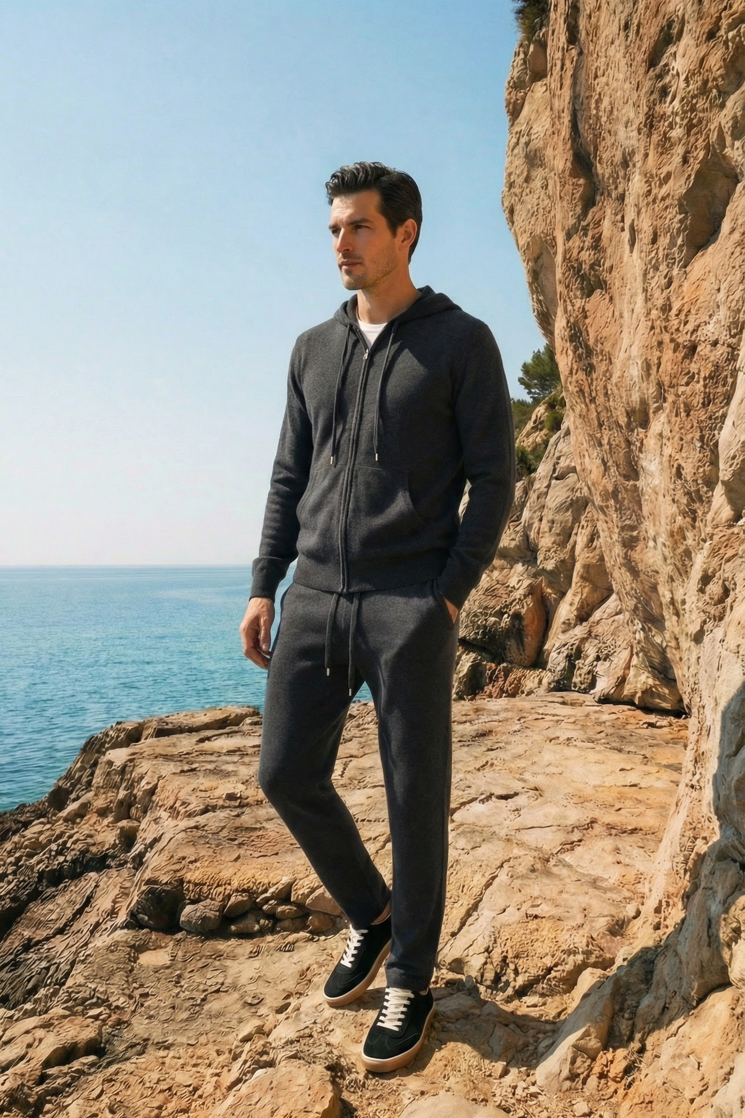 Ariello Cashmere Set Grey