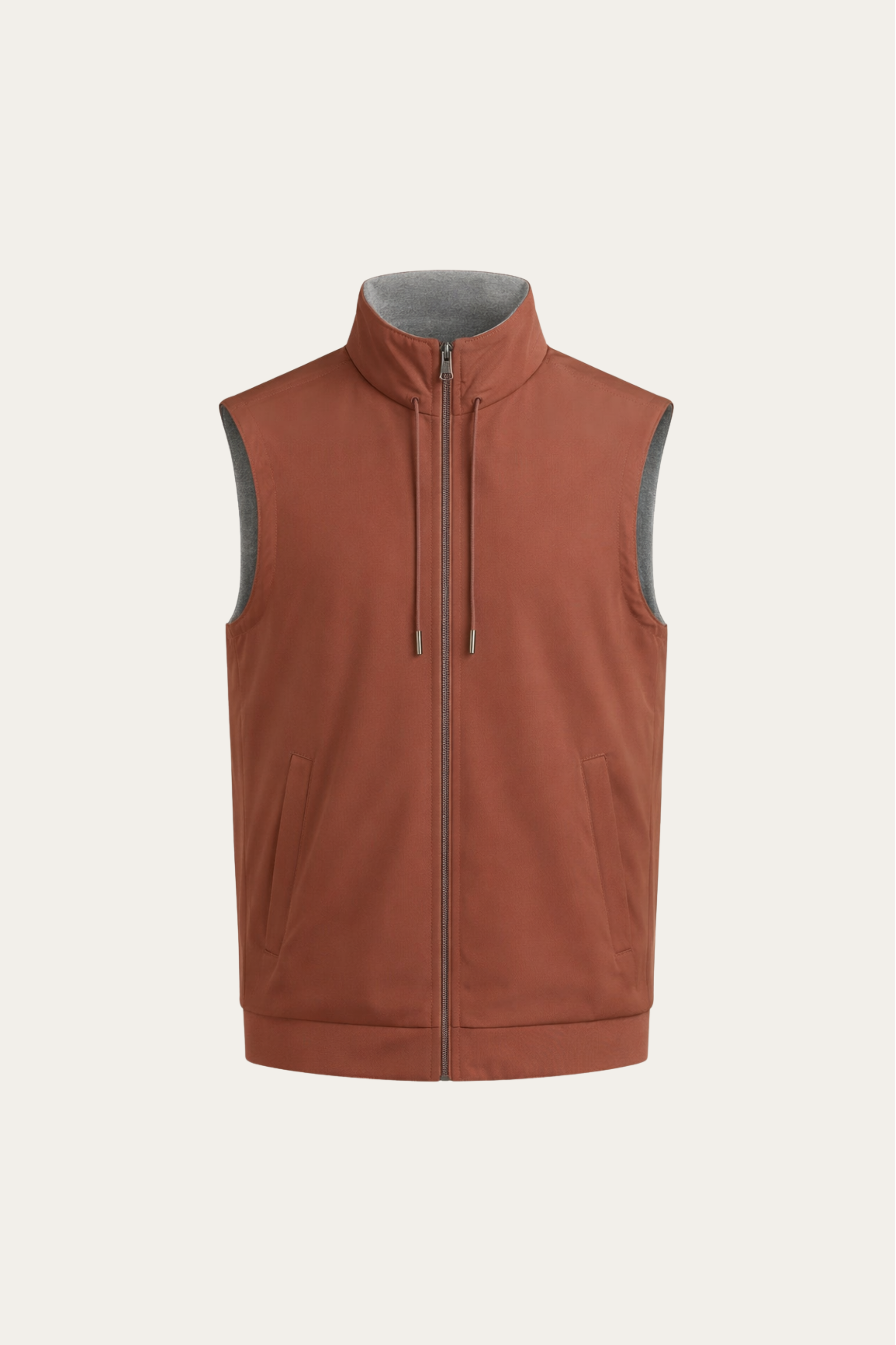 Leonis Reversible Vest Terracotta