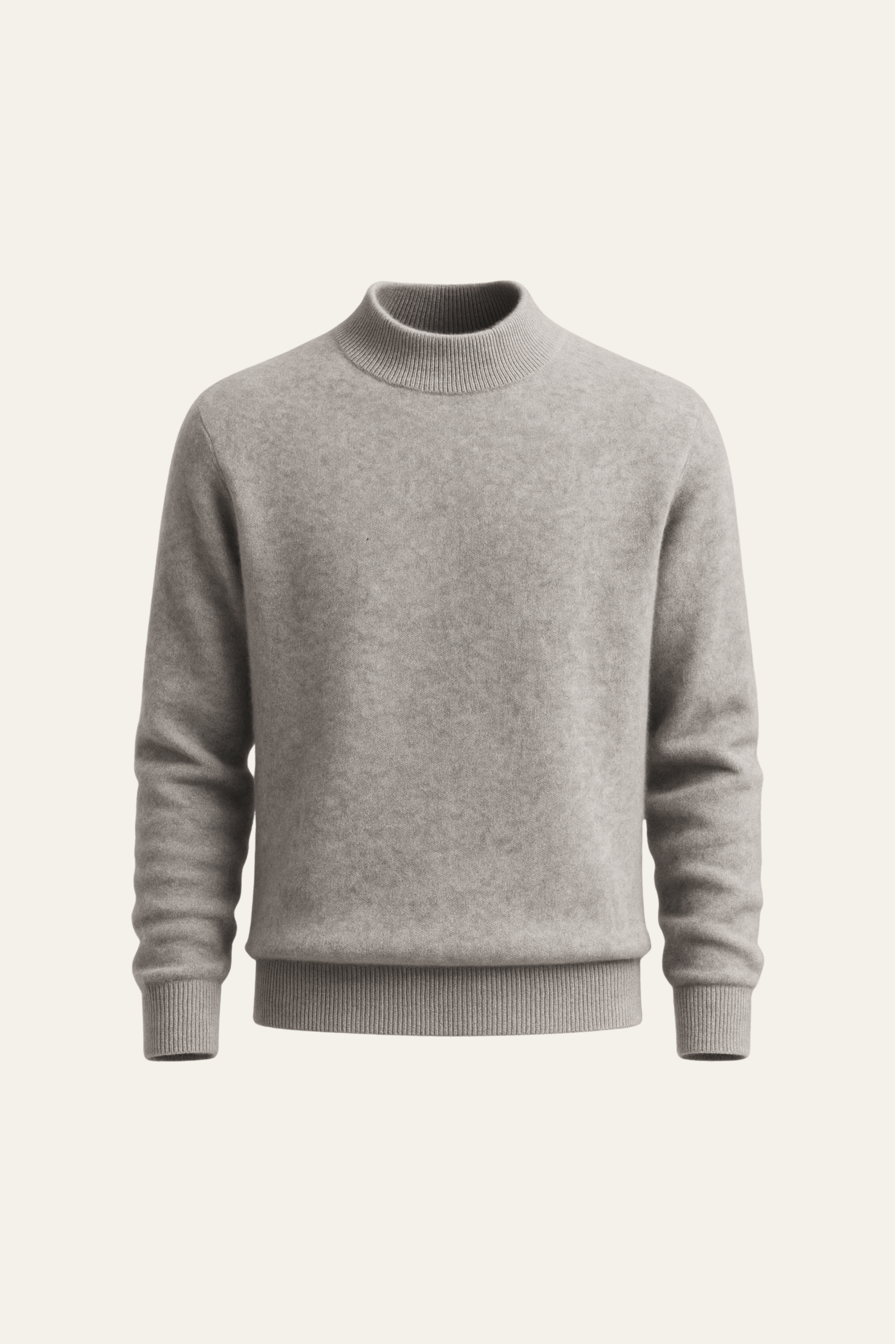 Vantori Mock Neck Knit Grey