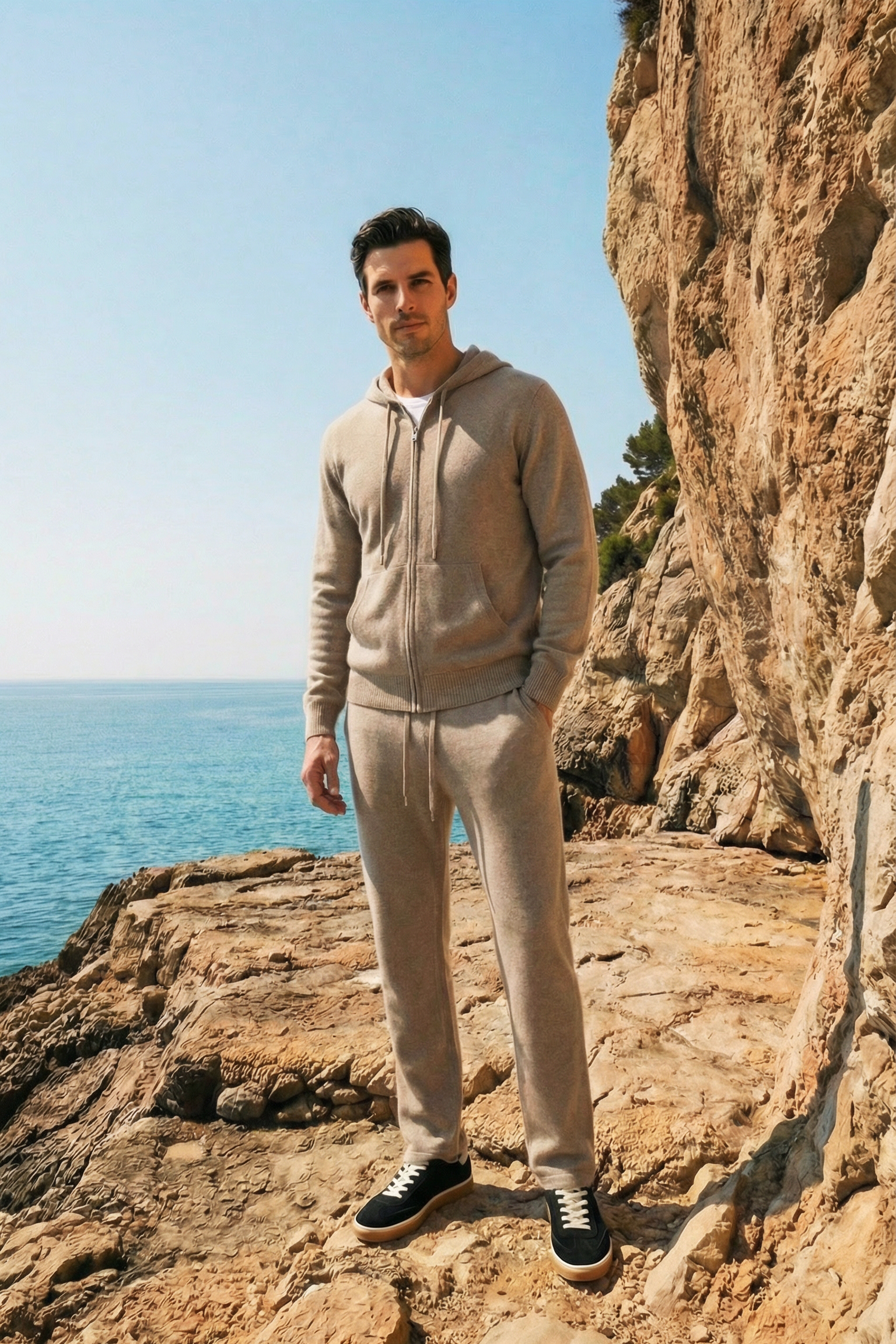 Ariello Cashmere Set Camel