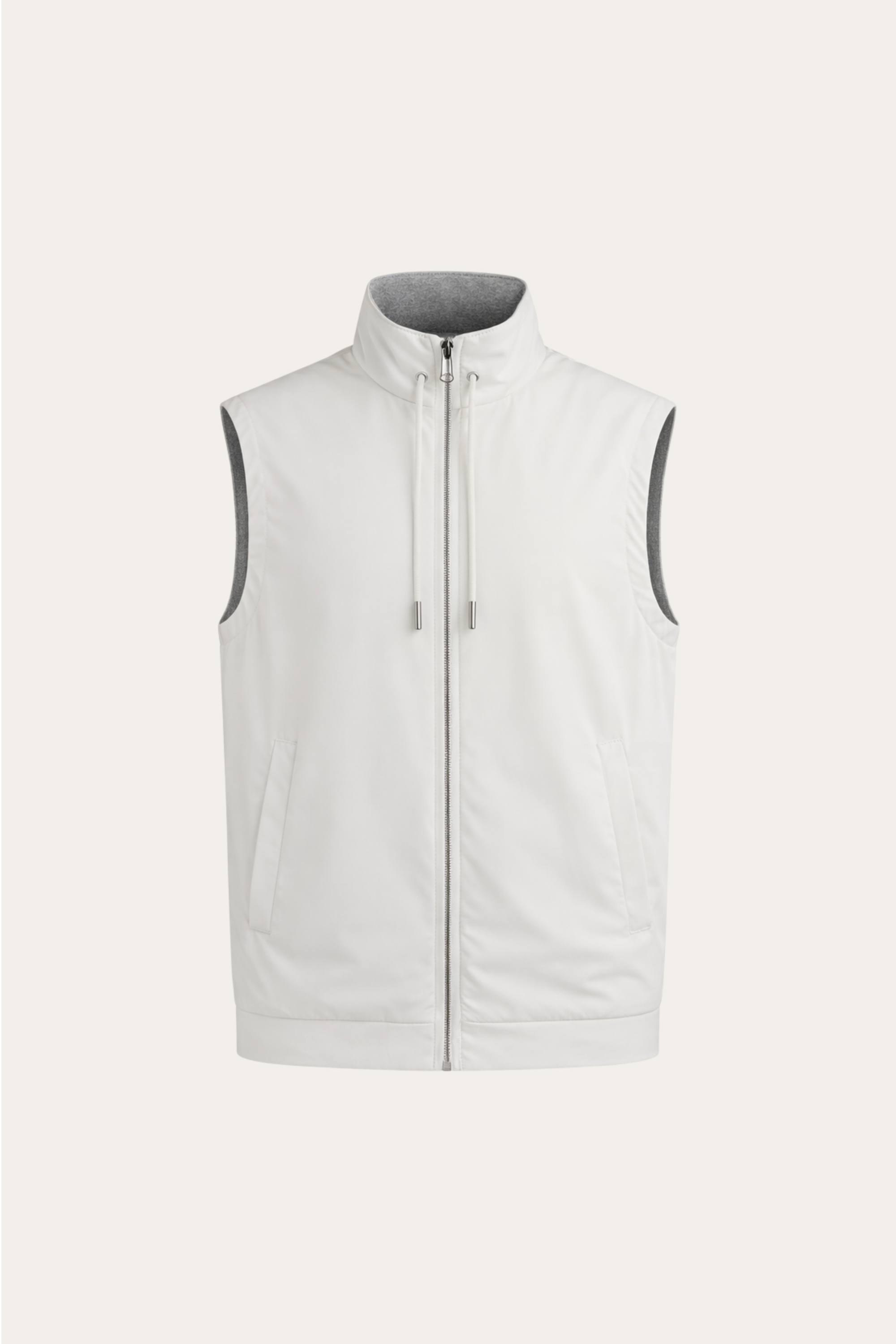 Leonis Reversible Vest Ivory