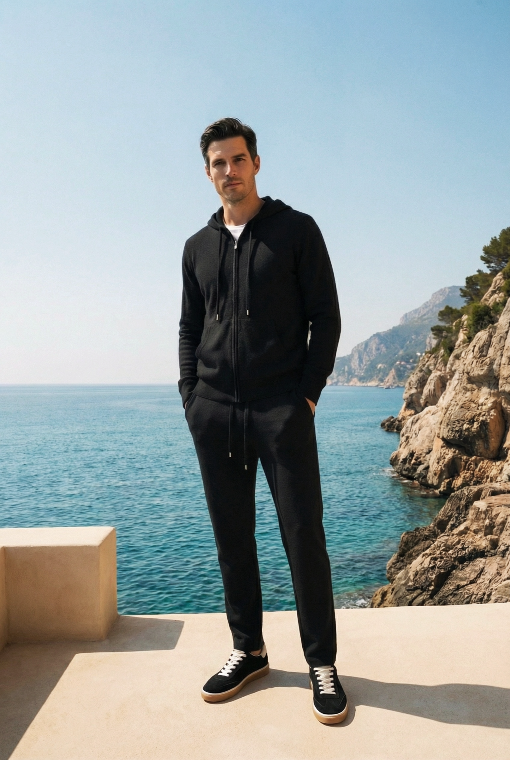 Ariello Cashmere Set Black