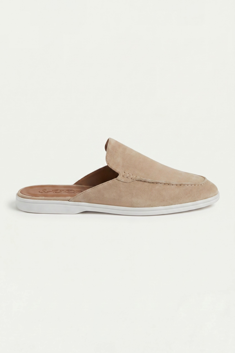 Yacht Suede Mule Beige
