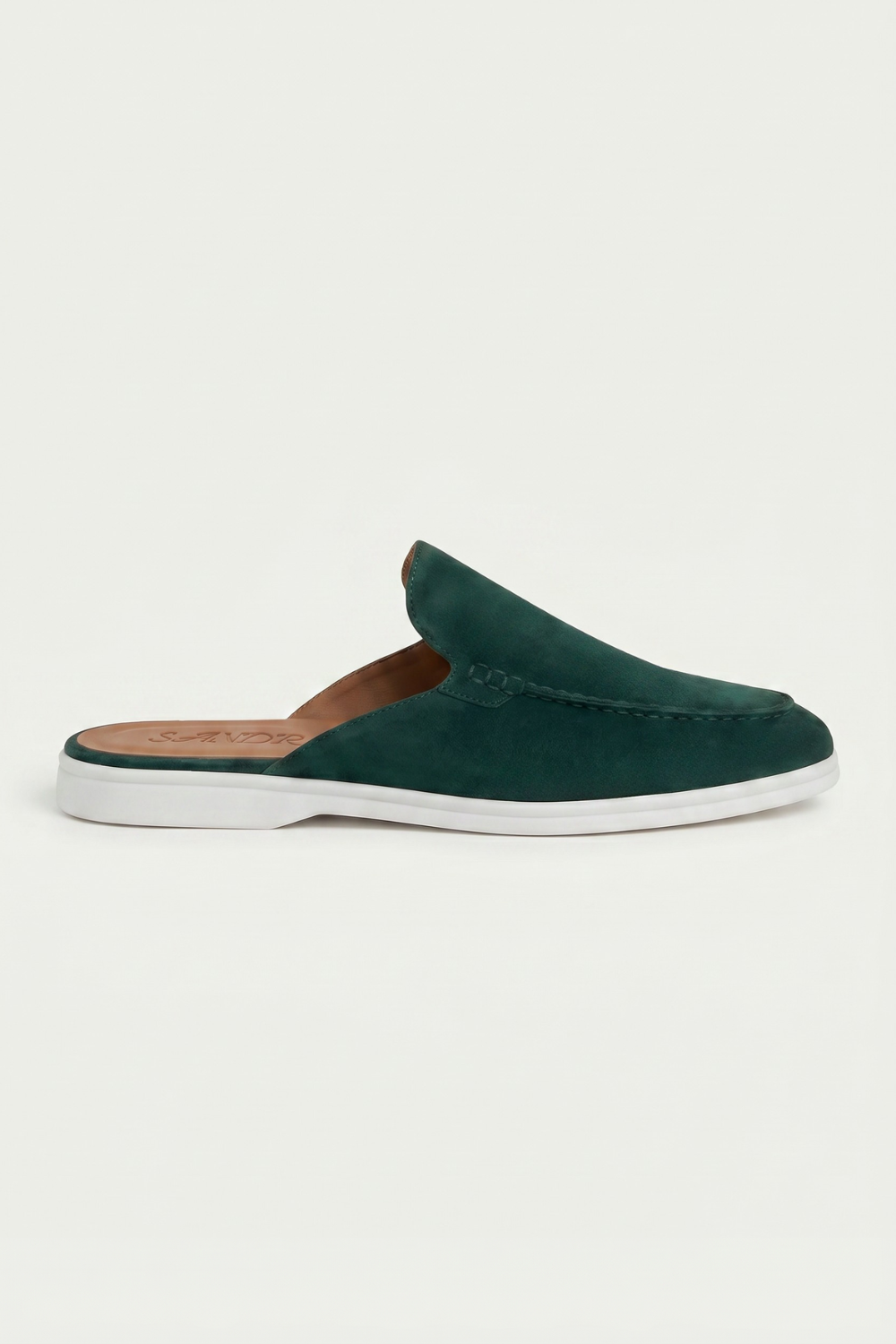 Yacht Suède Mule Forest Green