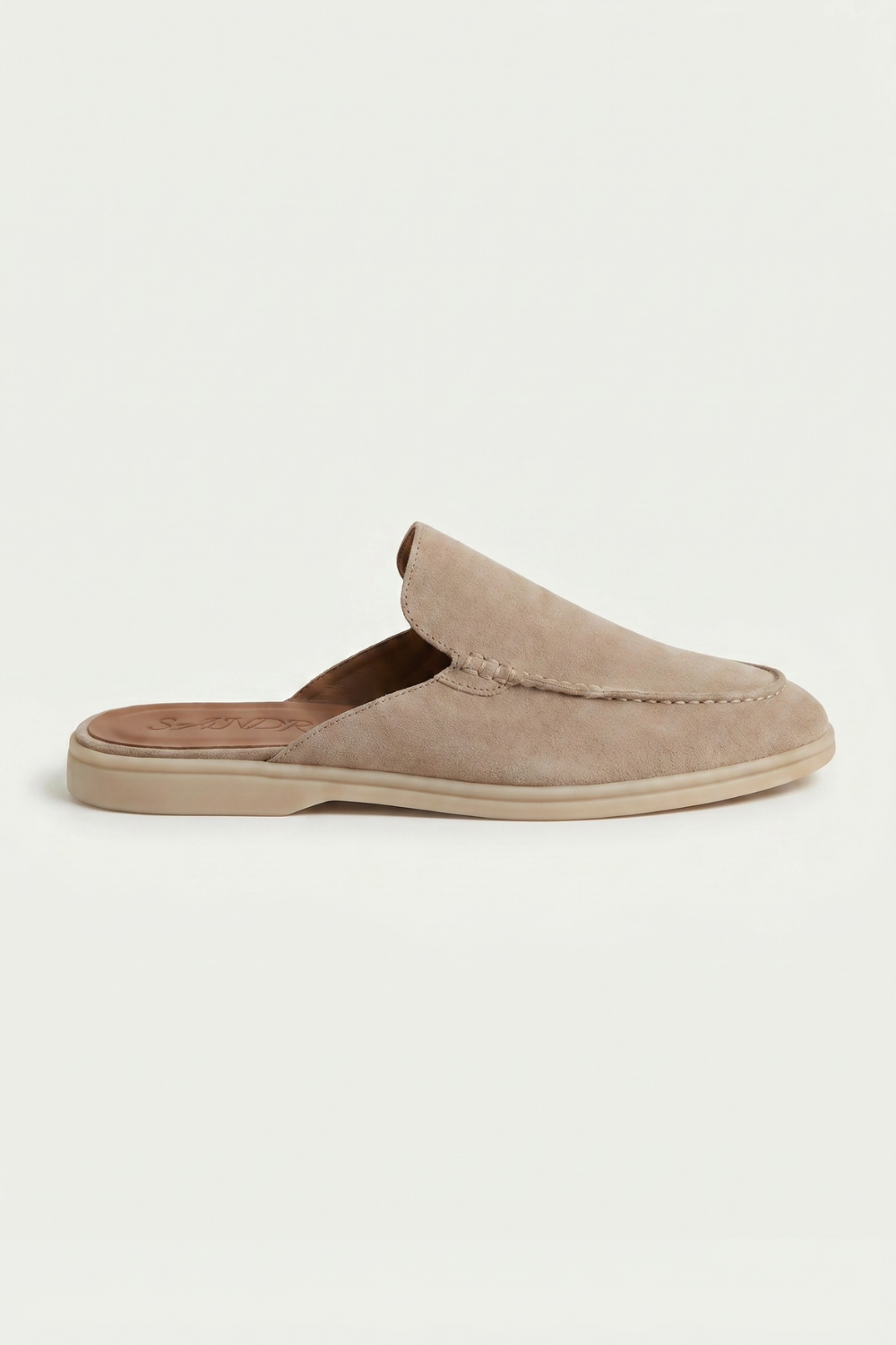 Yacht Suède Mule Light Gray