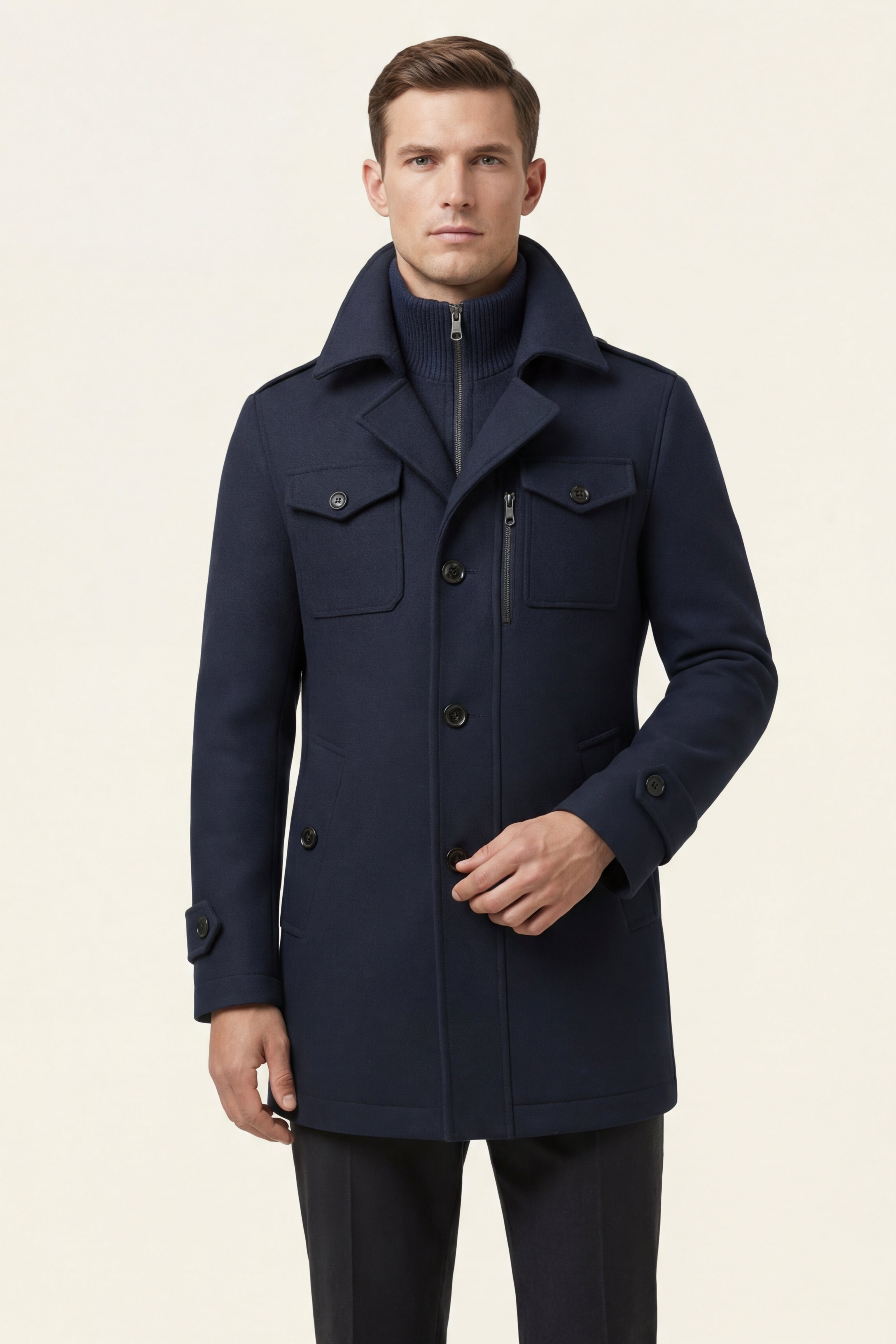 Melvin Field Coat Navy
