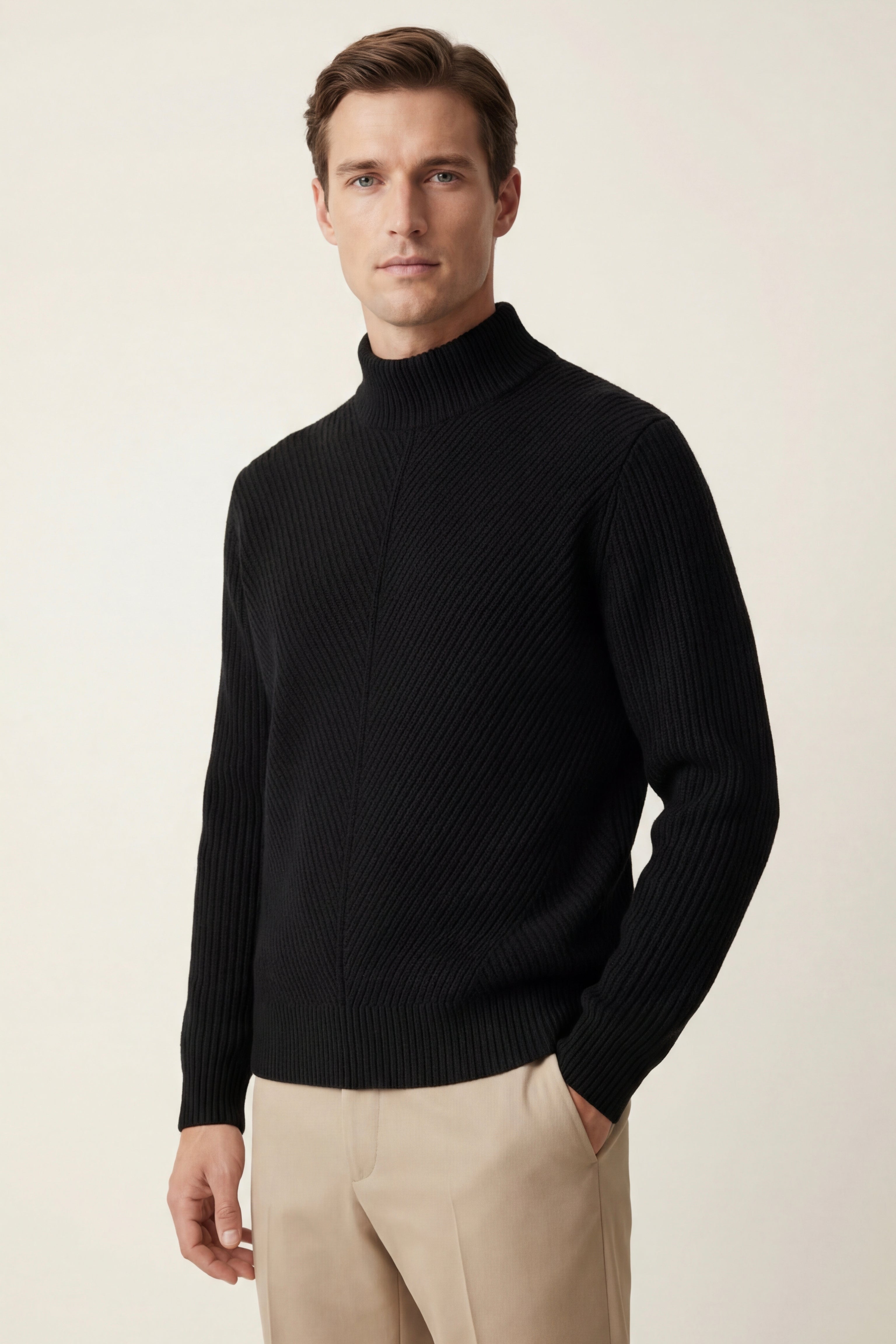 Montari Merino Wool Knit Black