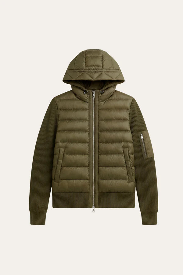 Valmero Hybrid Zip Jacket Green