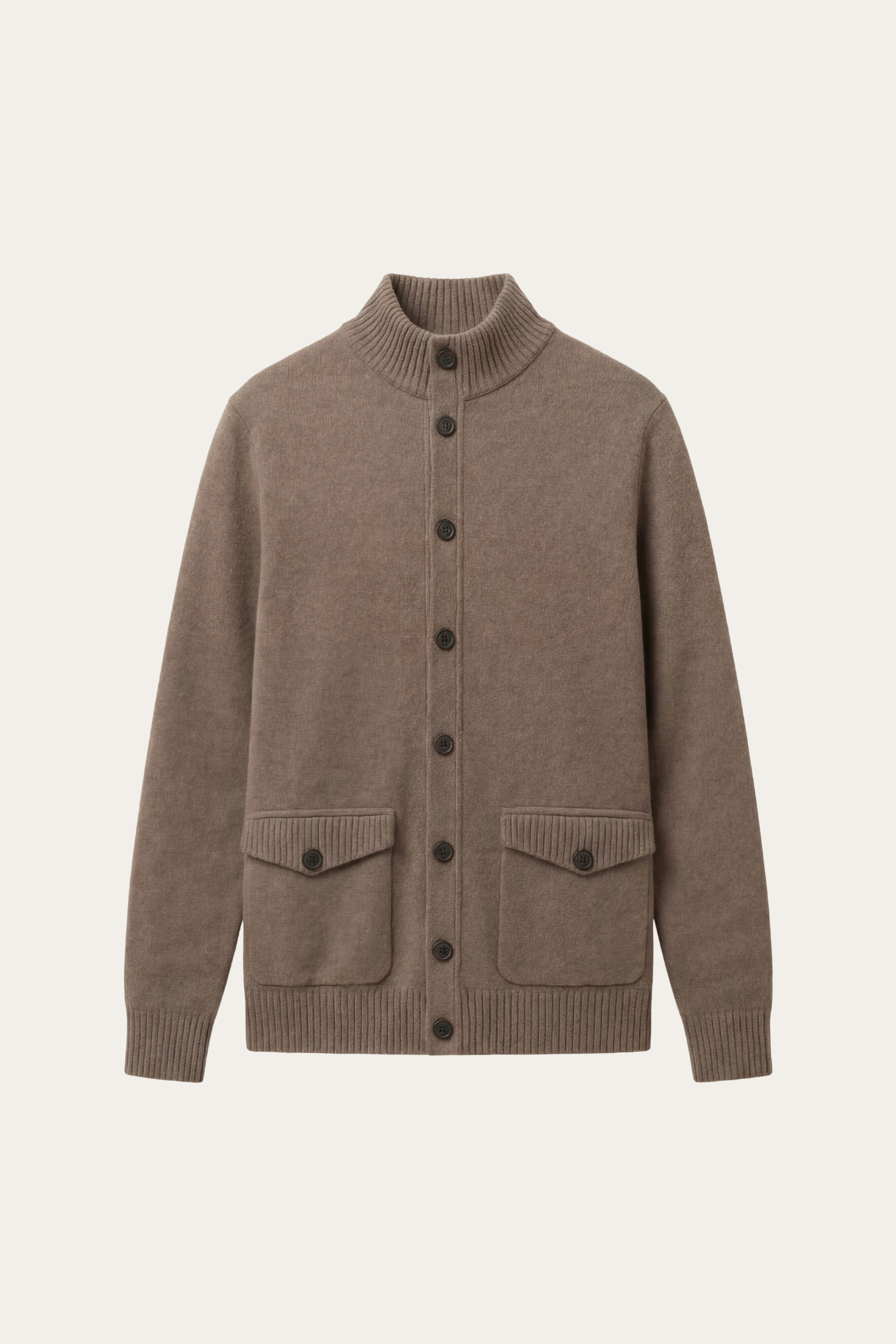 Giotto Cashmere Cardigan Mocha