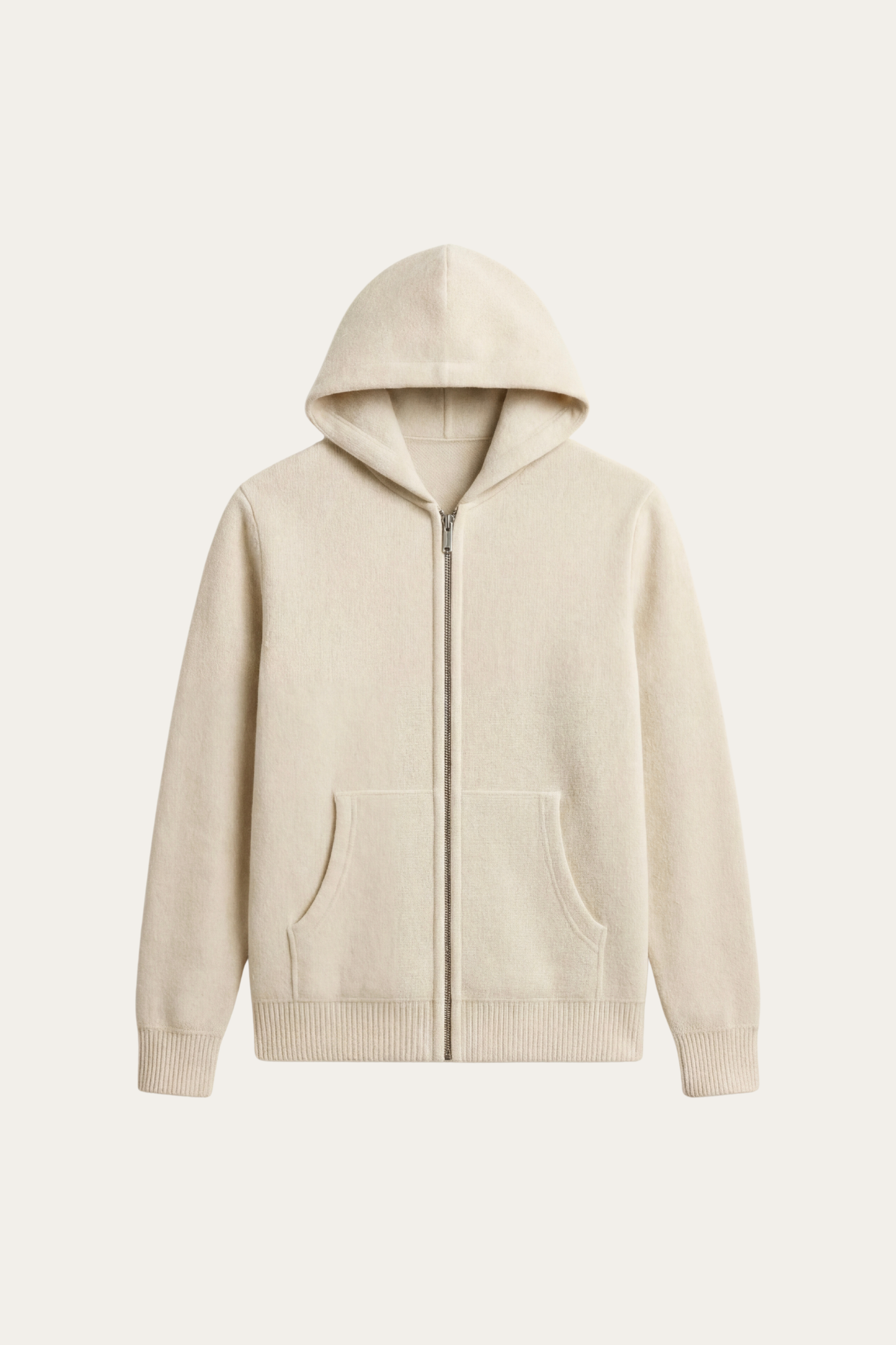 Tavole Hooded Zip Cream