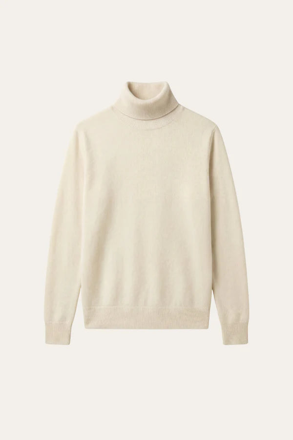 Avenzo Cashmere Turtleneck Ivory