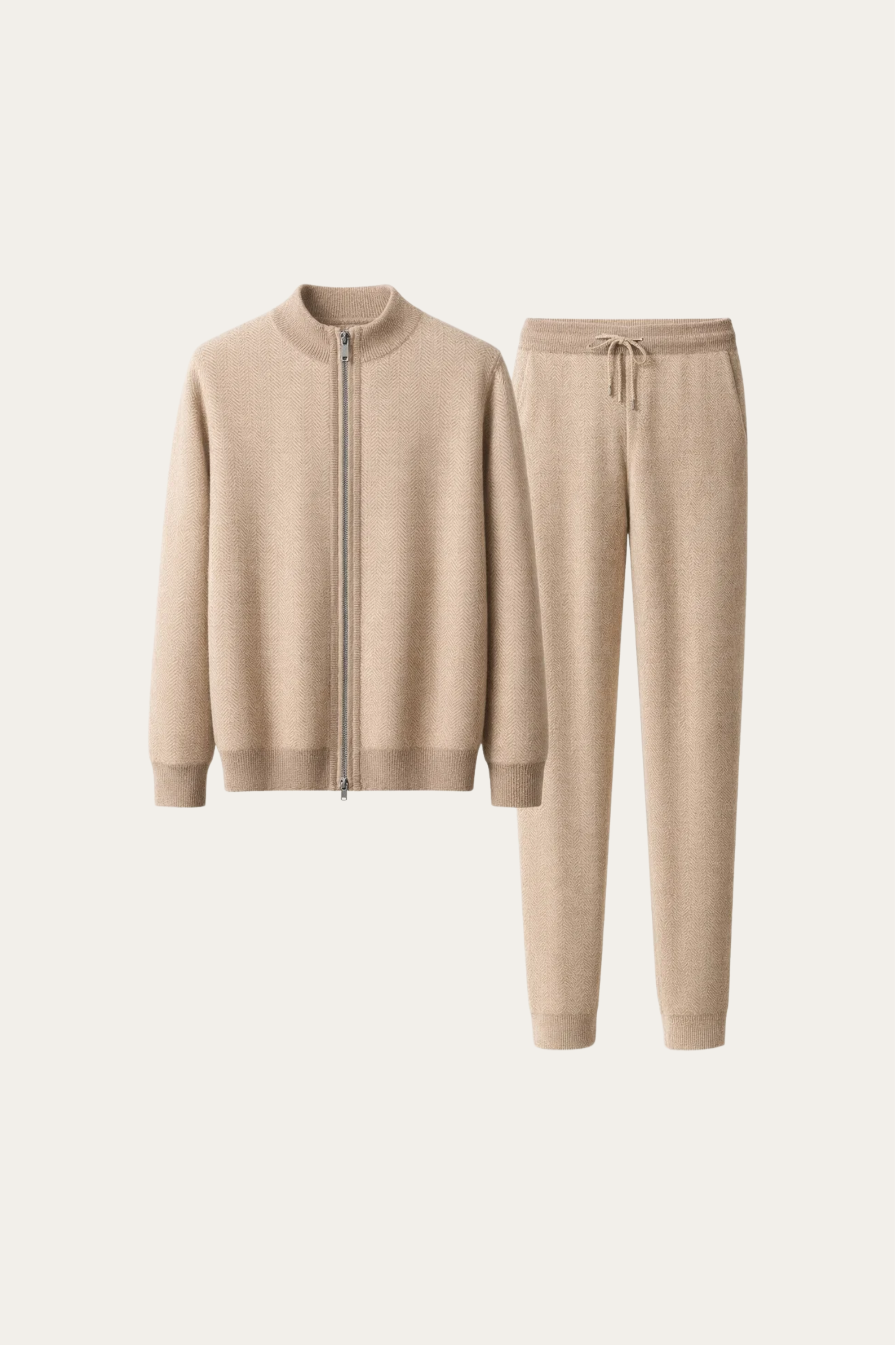 Nico Wool Zip Set Camel