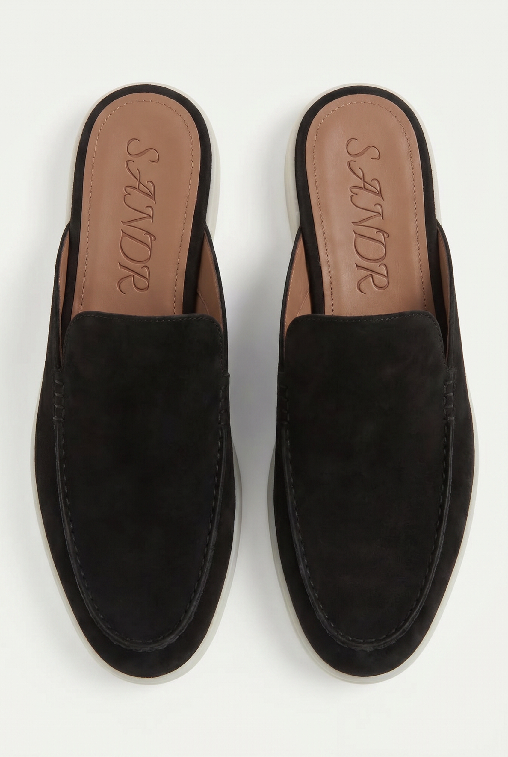 Yacht Suede Mule Black