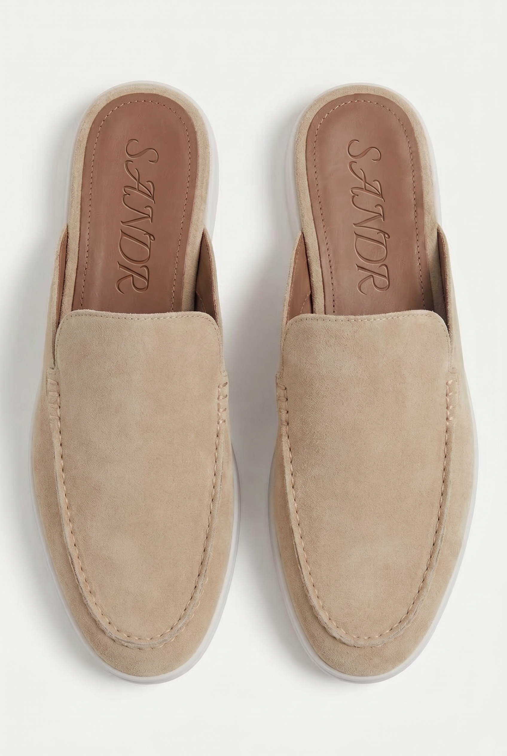 Yacht Suede Mule Beige