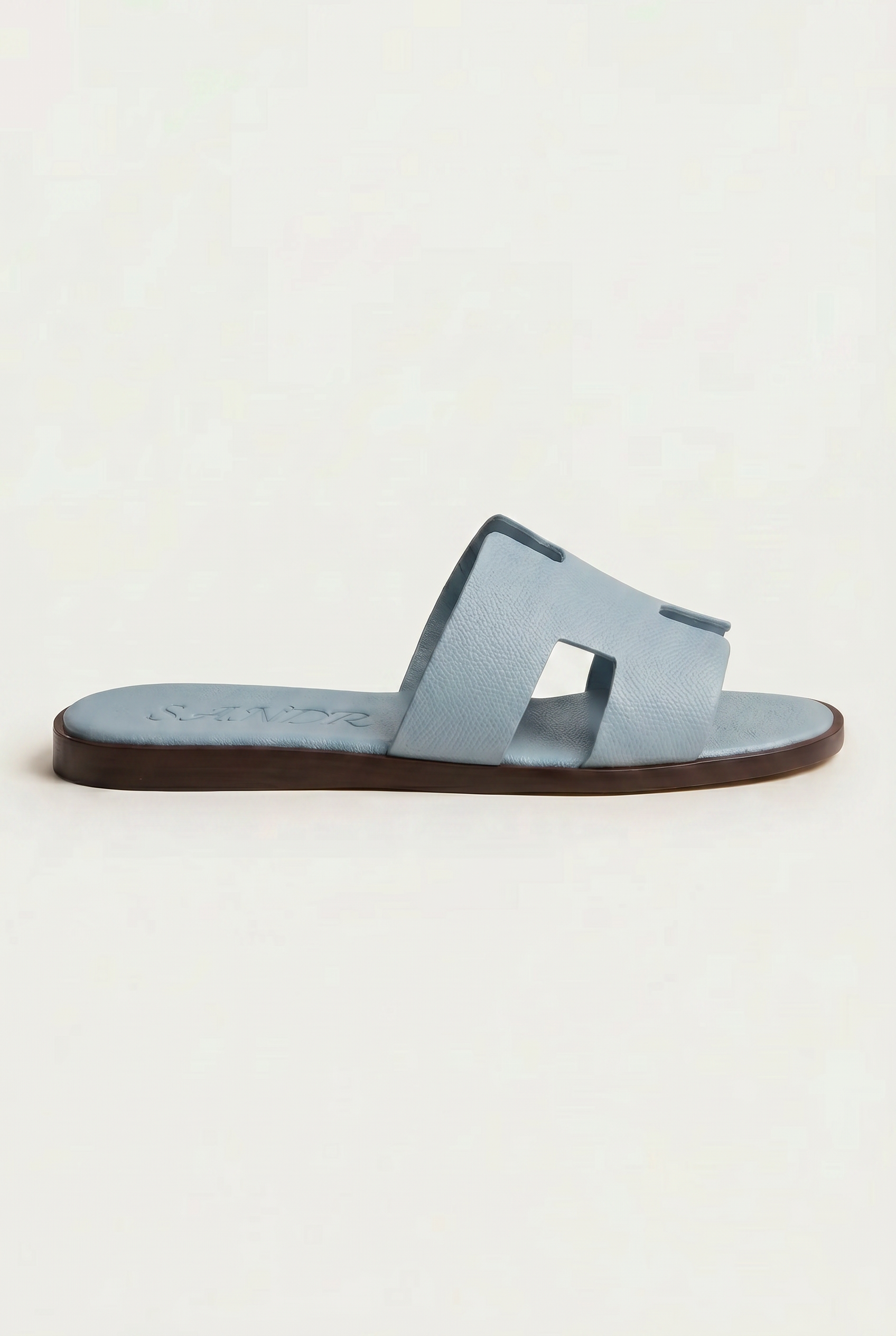 Arezzo Leather Sandal Light Blue