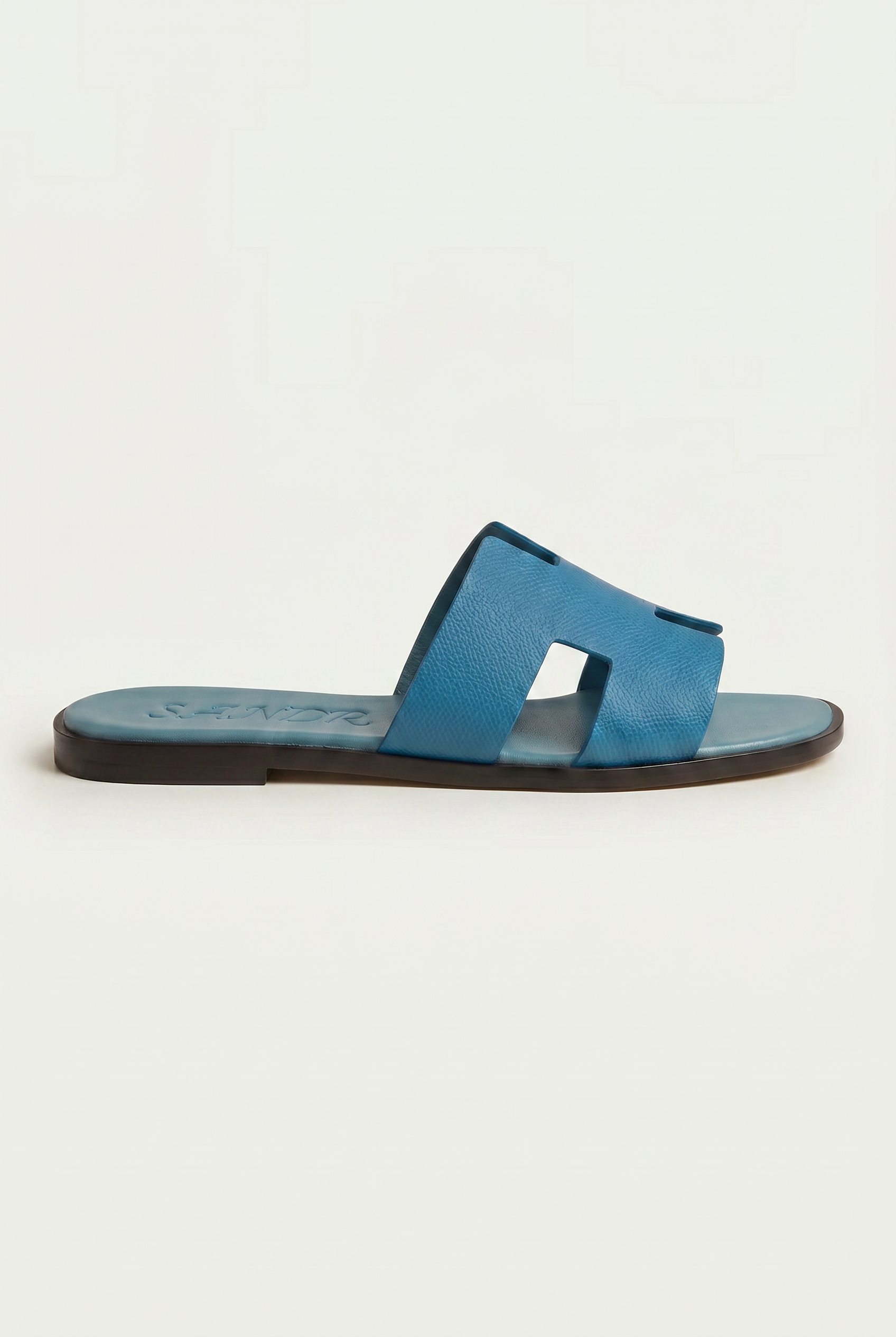 Arezzo Leather Sandal Ocean Blue
