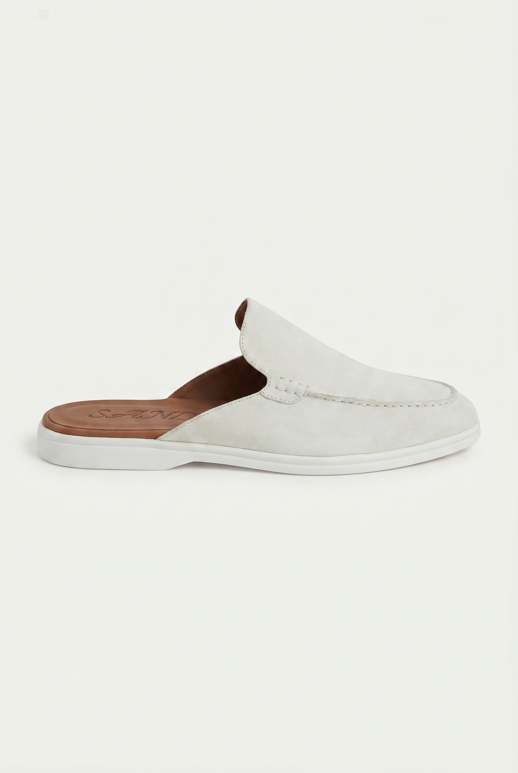 Yacht Suède Mule White