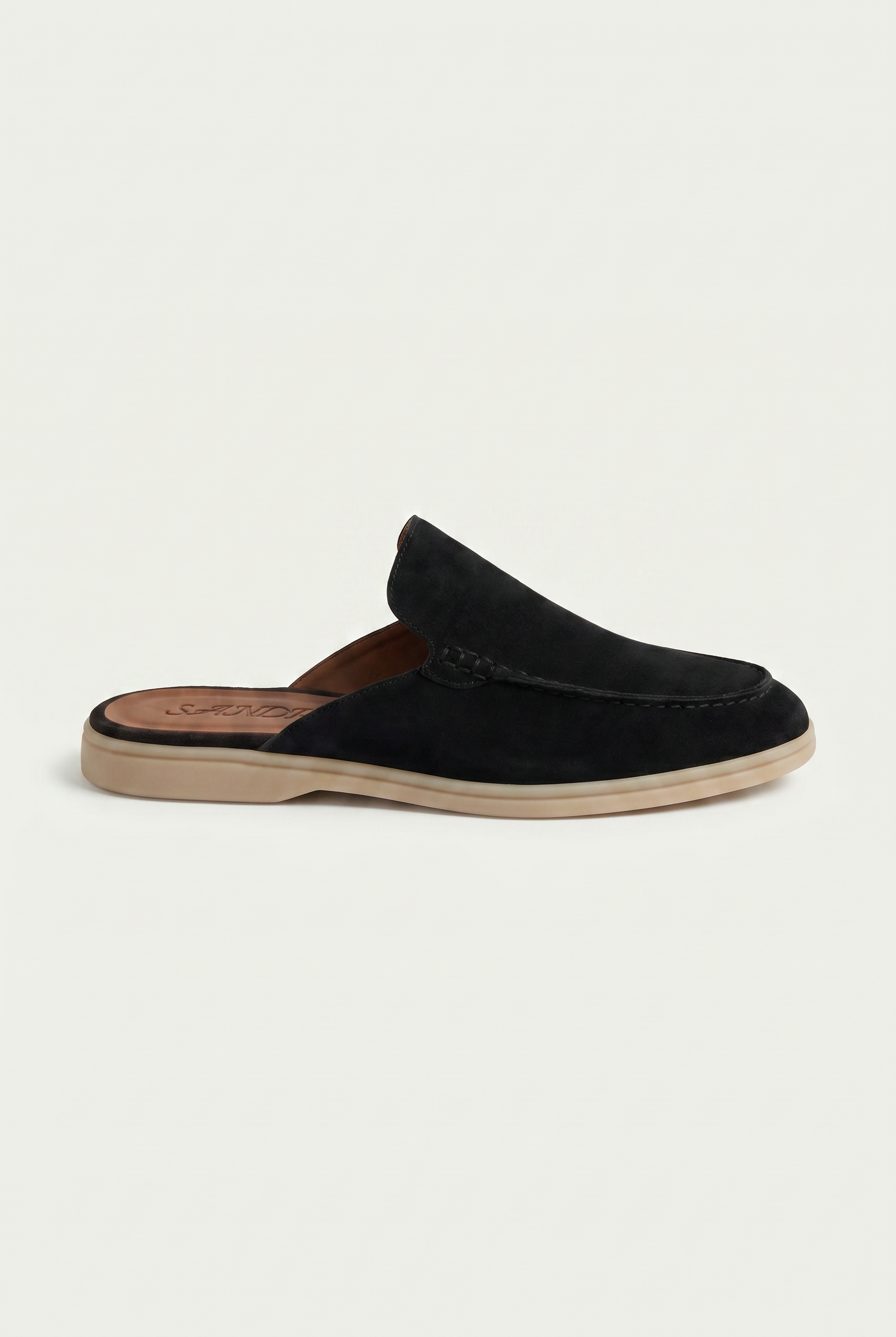 Yacht Suede Mule Black
