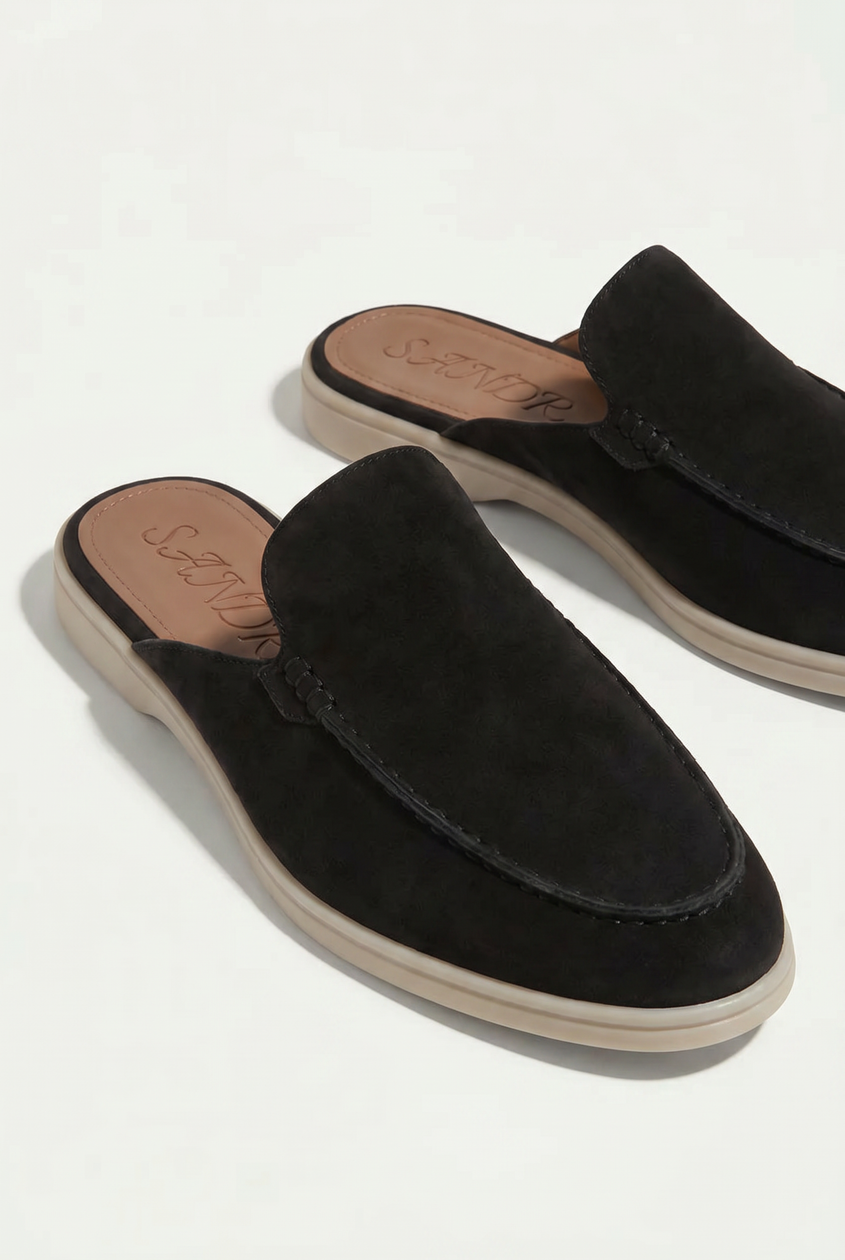 Yacht Suede Mule Black