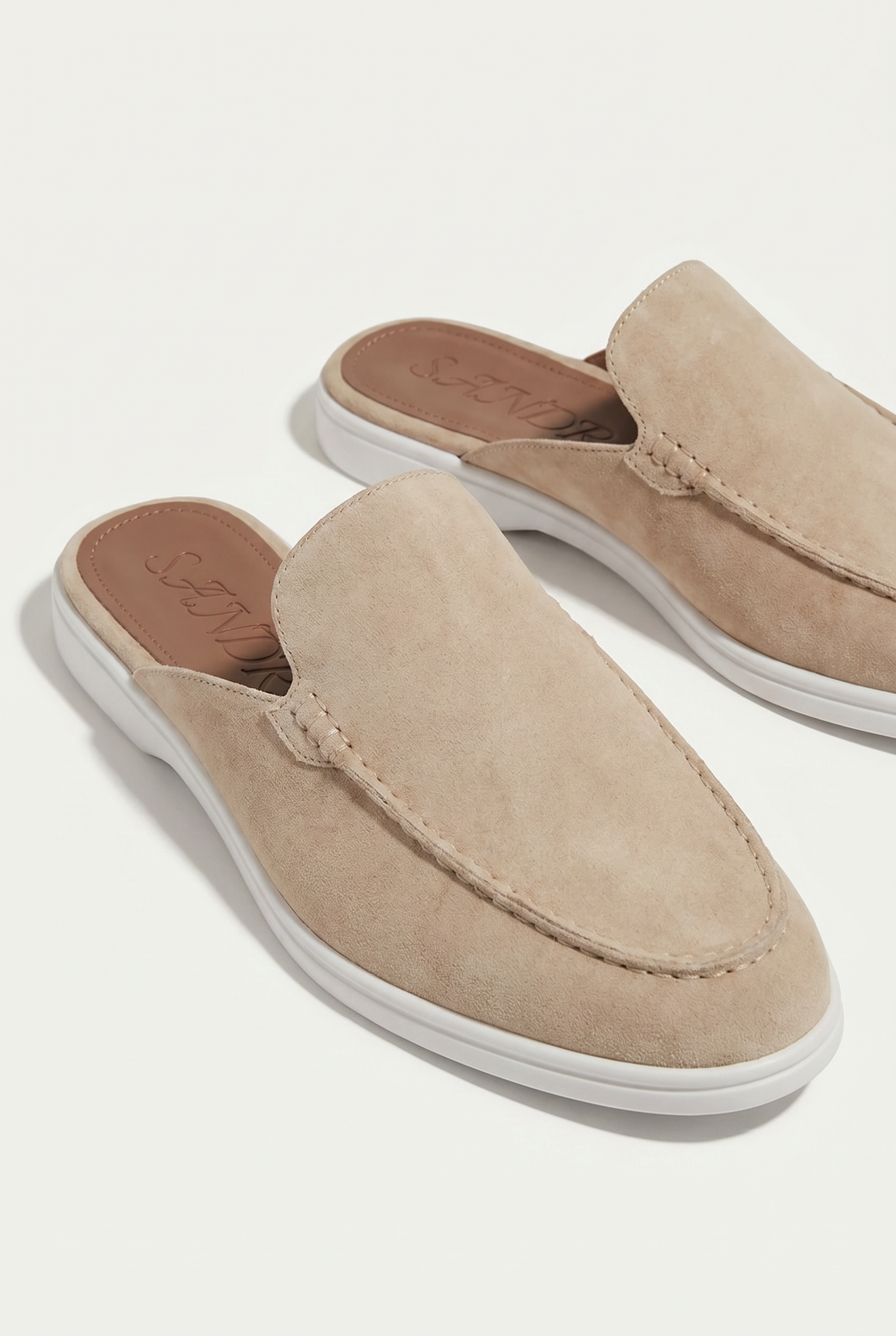 Yacht Suede Mule Beige