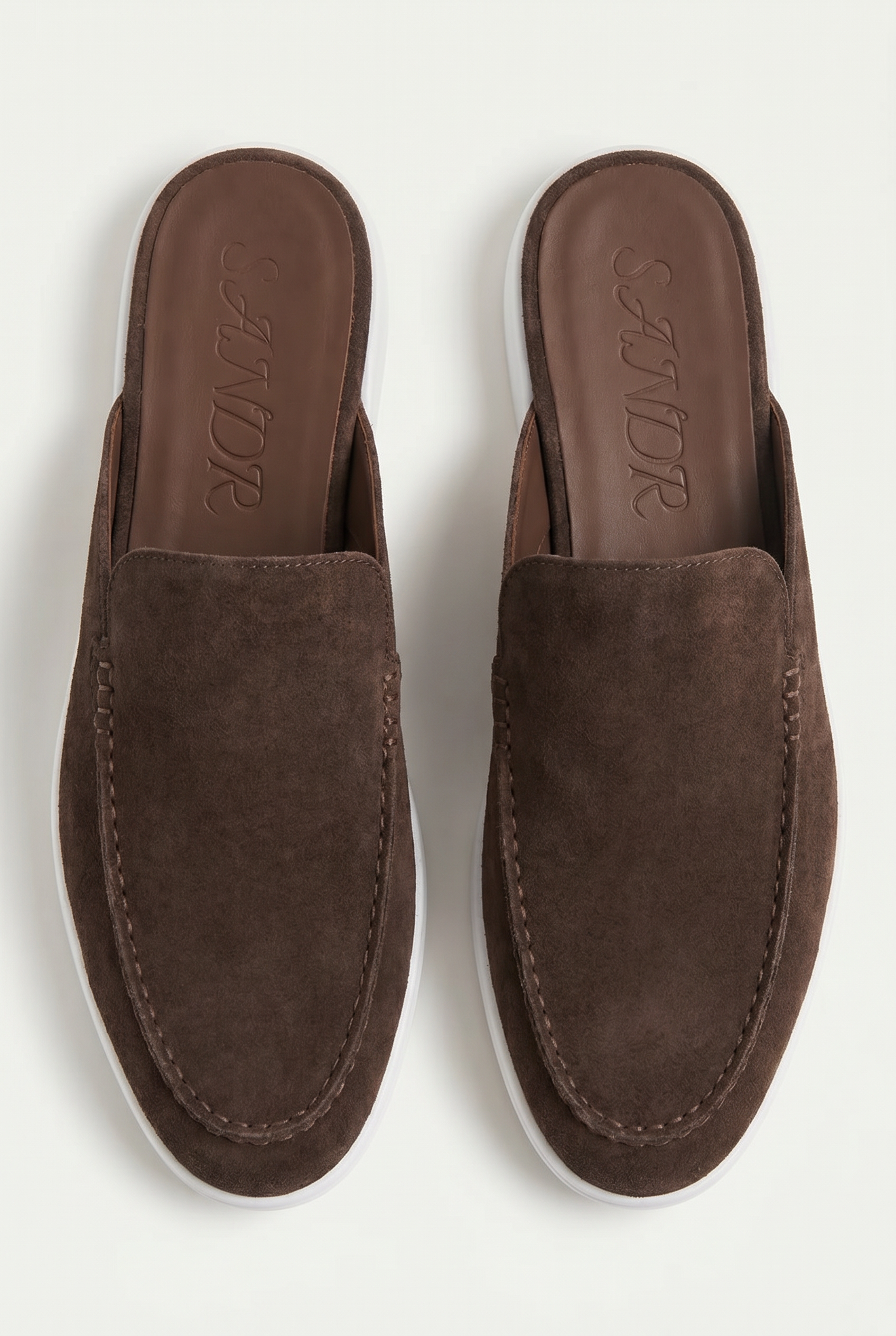 Yacht Suede Mule Brown