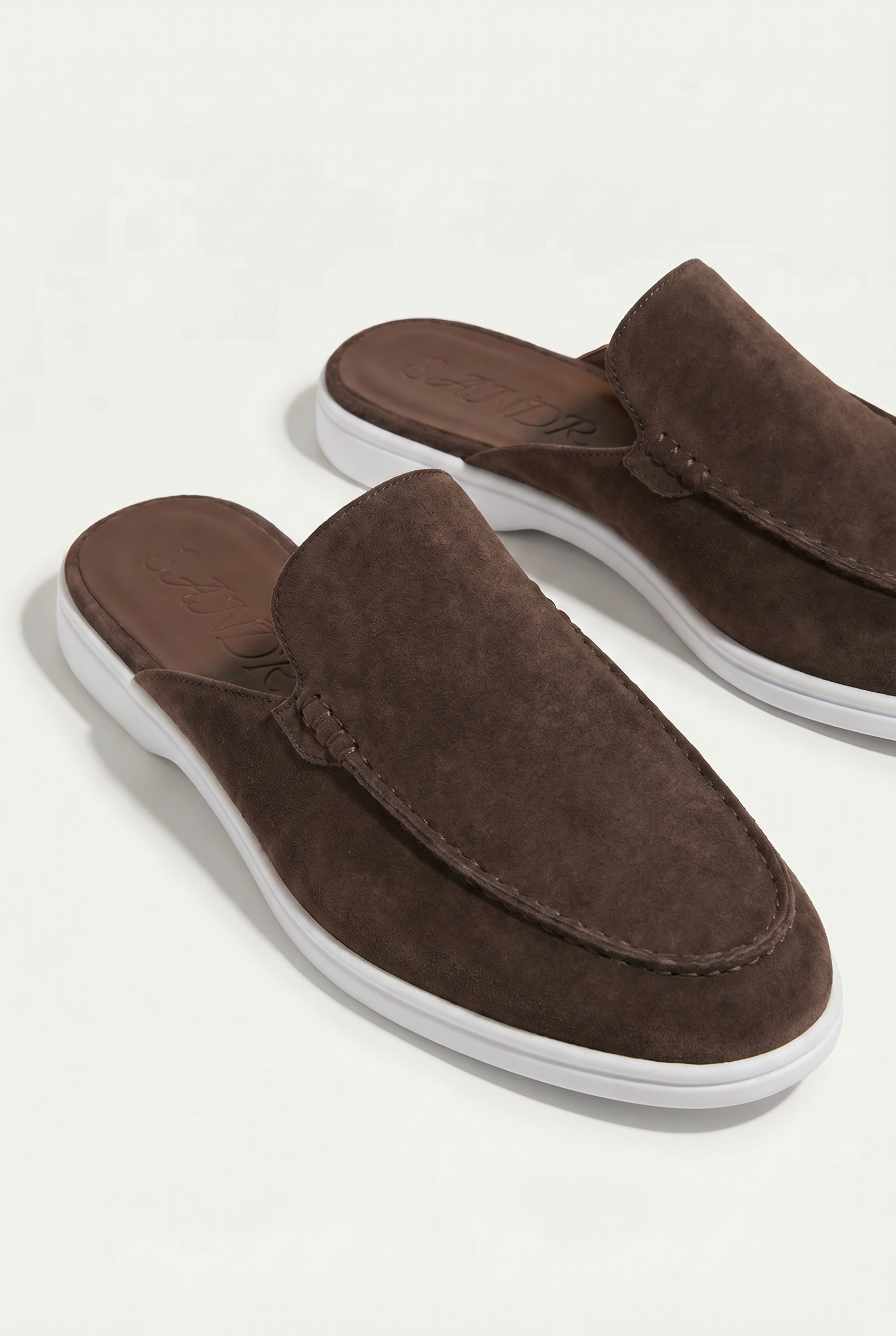 Yacht Suede Mule Brown