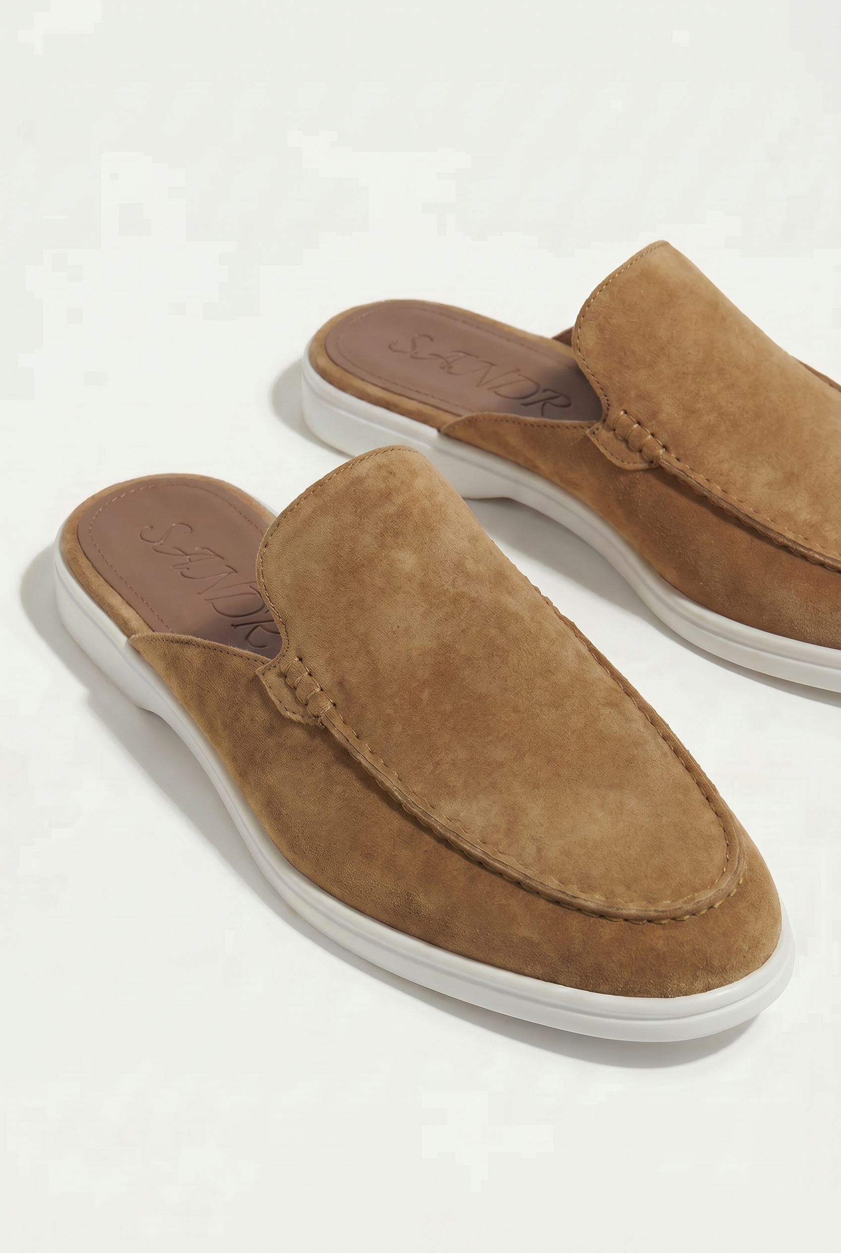 Yacht Suède Mule Tan