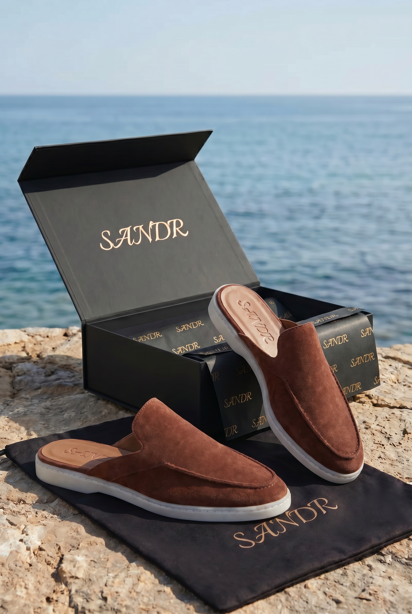 Yacht Suède Mule V2 Brick