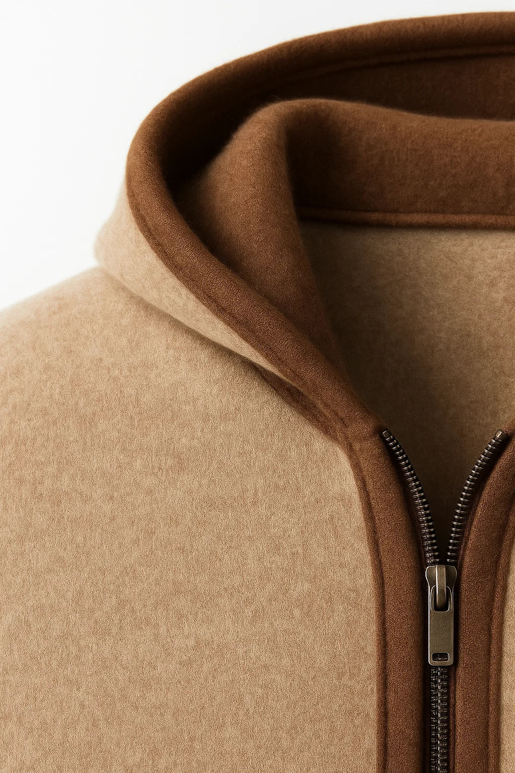 Sorano Hooded Cardigan Brown