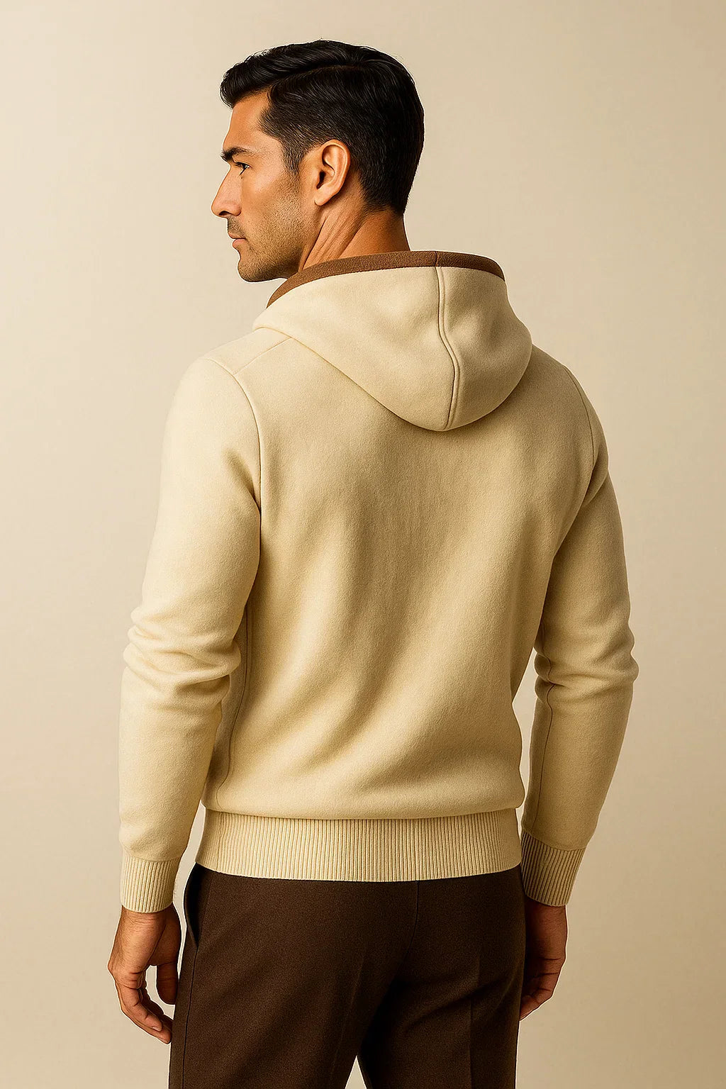 Sorano Hooded Cardigan Cream